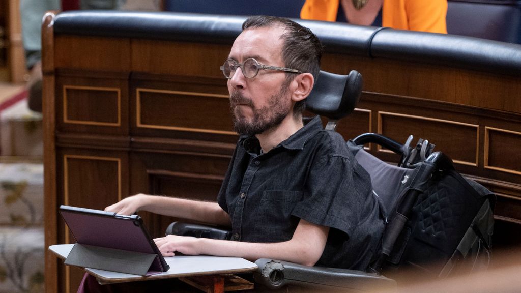 El portavoz de Unidas Podemos en el Congreso, Pablo Echenique