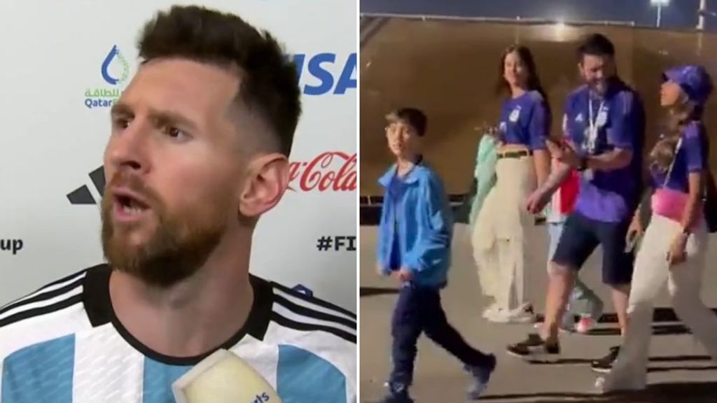 Antonella imita el "qué miras, bobo" de Messi: no puede parar de reírse