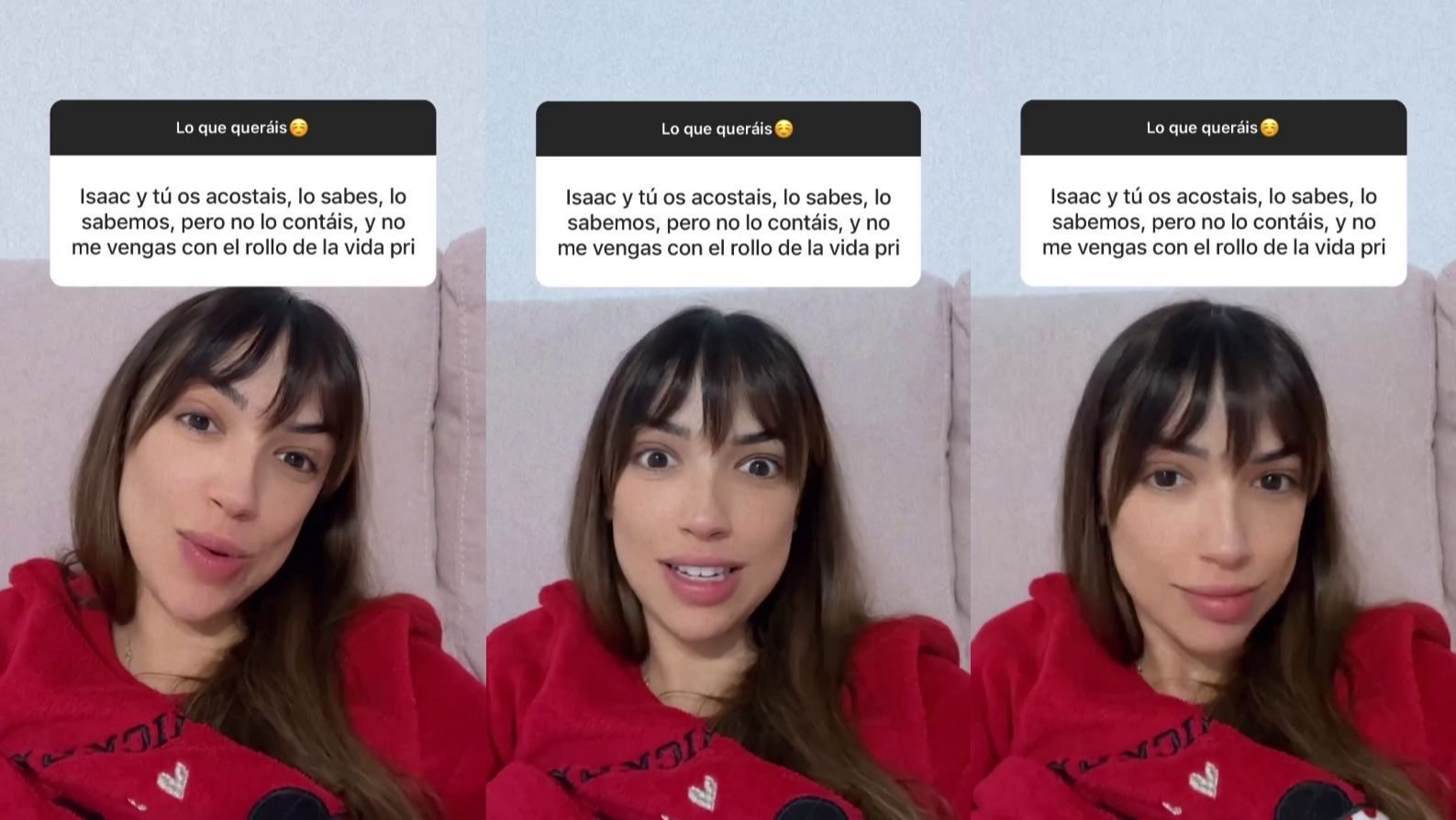 Lucía Sánchez aclara si mantiene relaciones con Isaac Torres