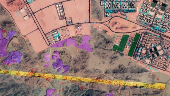 La construcción de 'The Line' va a toda máquina