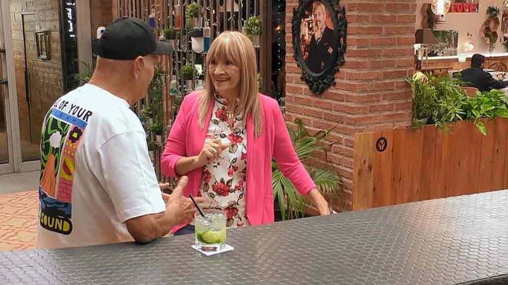 Eladio y Susana durante su cita en 'First Dates'