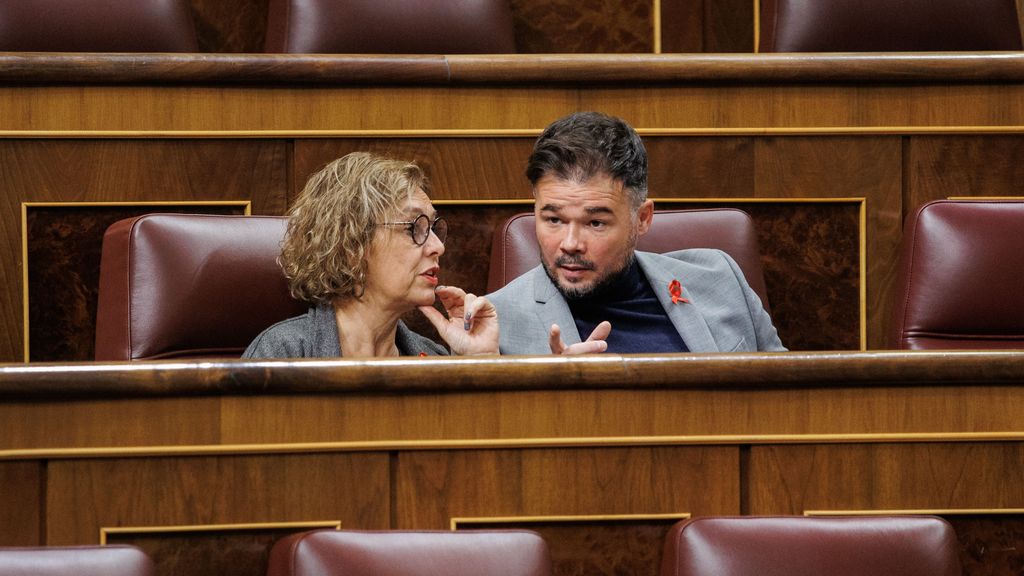 Gabriel Rufián y Montse Bassa en una imagen de archivo en el Congreso