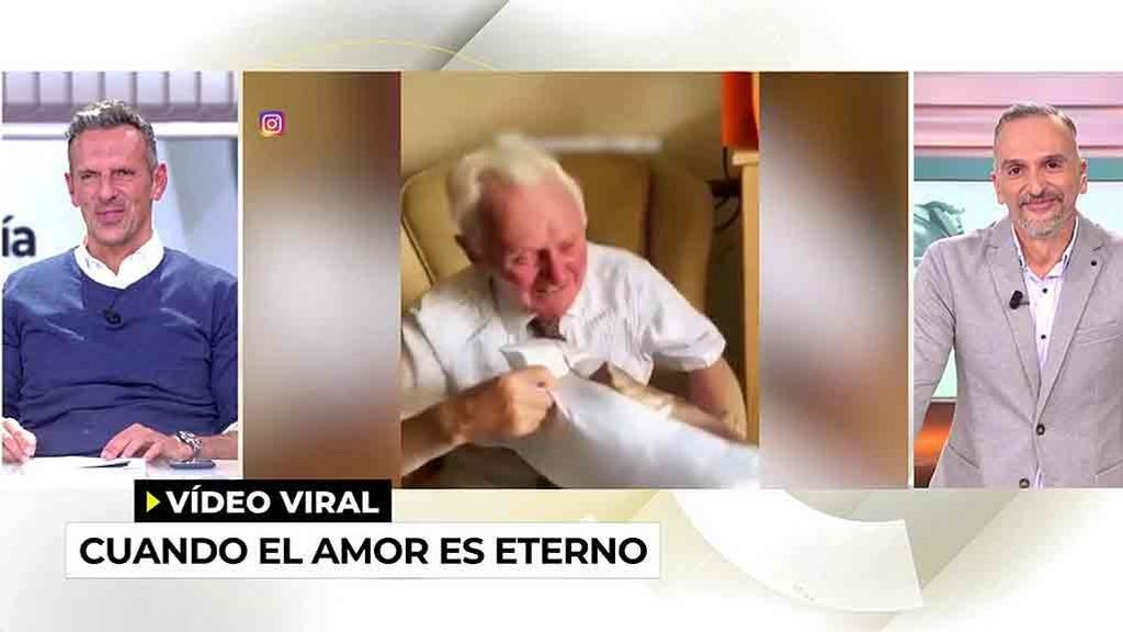 Joaquín Prat, emocionado con la reacción de un anciano al recibir un tierno regalo de su nieta: “Los abuelos”