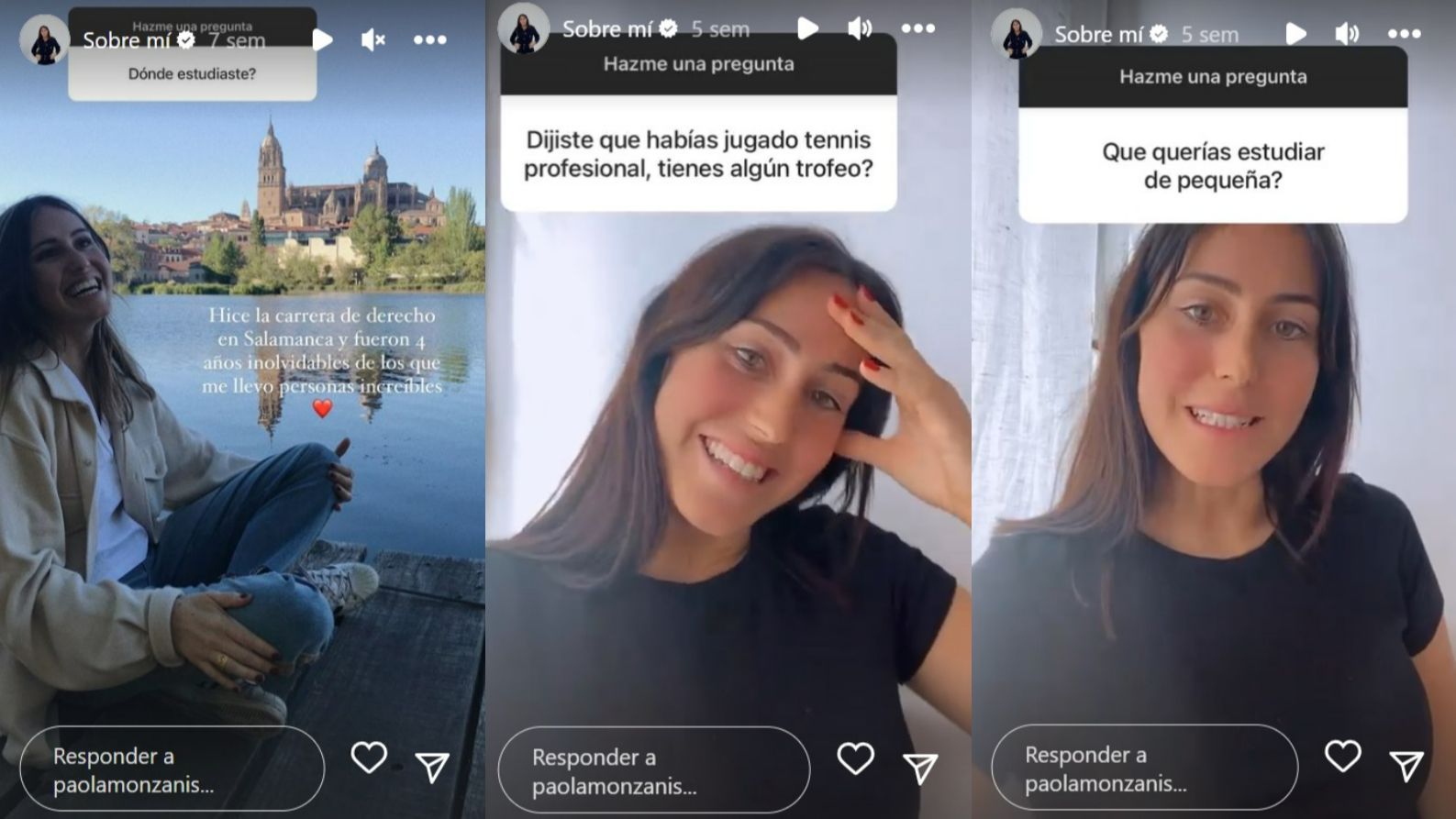 Paola Monzani ha hablado de su pasado