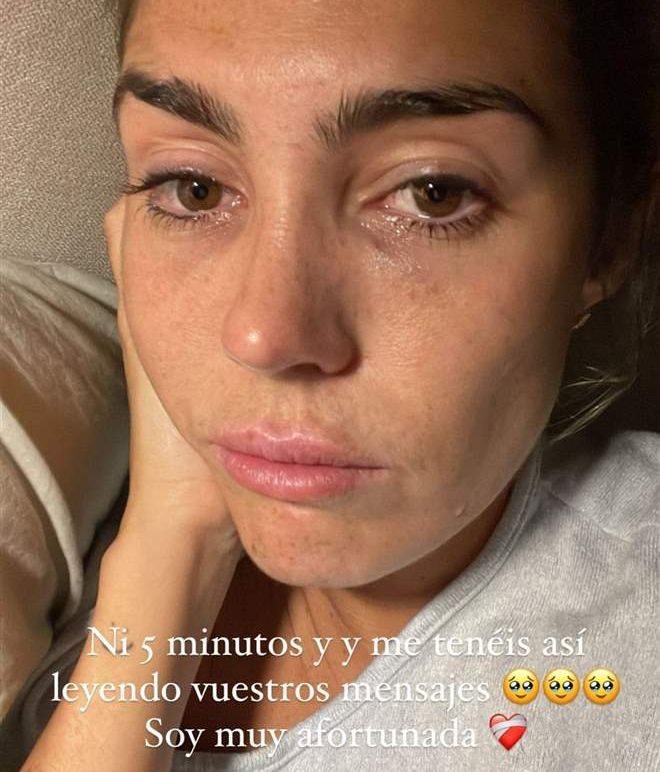 Anna Ferrer rompe a llorar al habla de la difícil situación personal que atraviesa