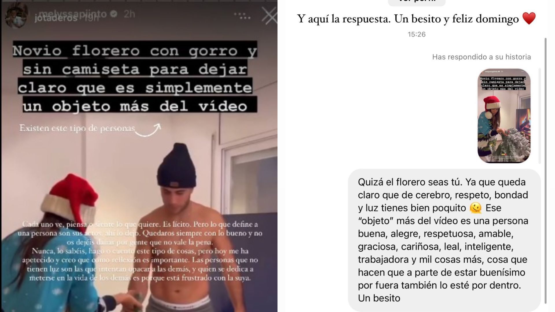 Melyssa Pinto responde a las críticas