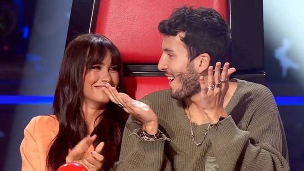 Aitana y Sebastián Yatra en 'La Voz Kids'