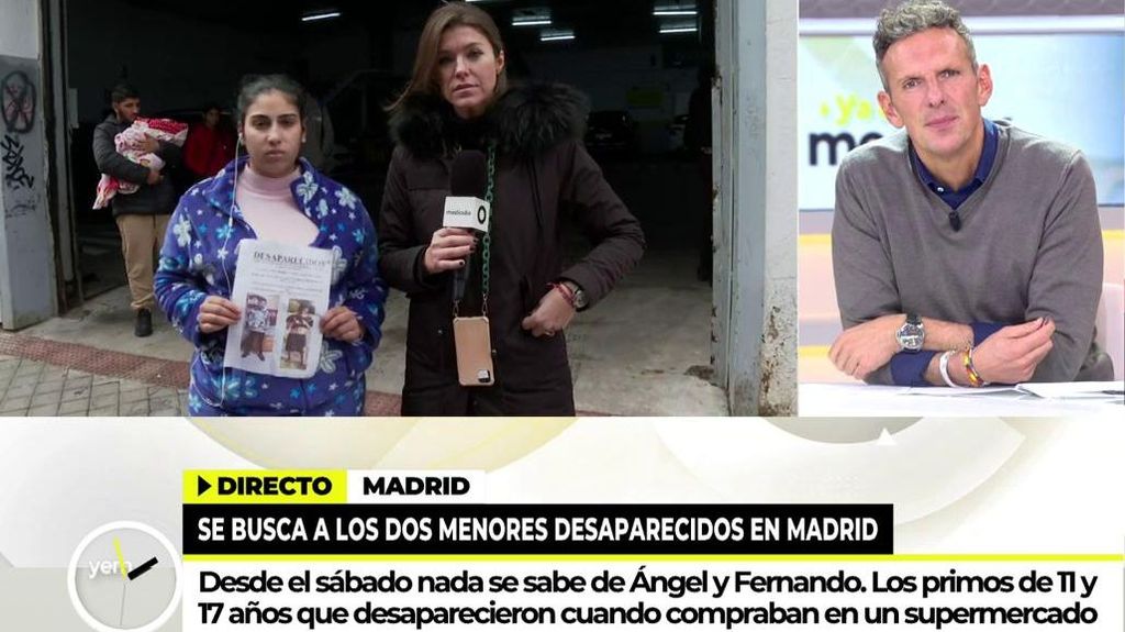 Amparo, hermana y prima de los menores desaparecidos en Carabanchel, lanza un llamamiento desesperado