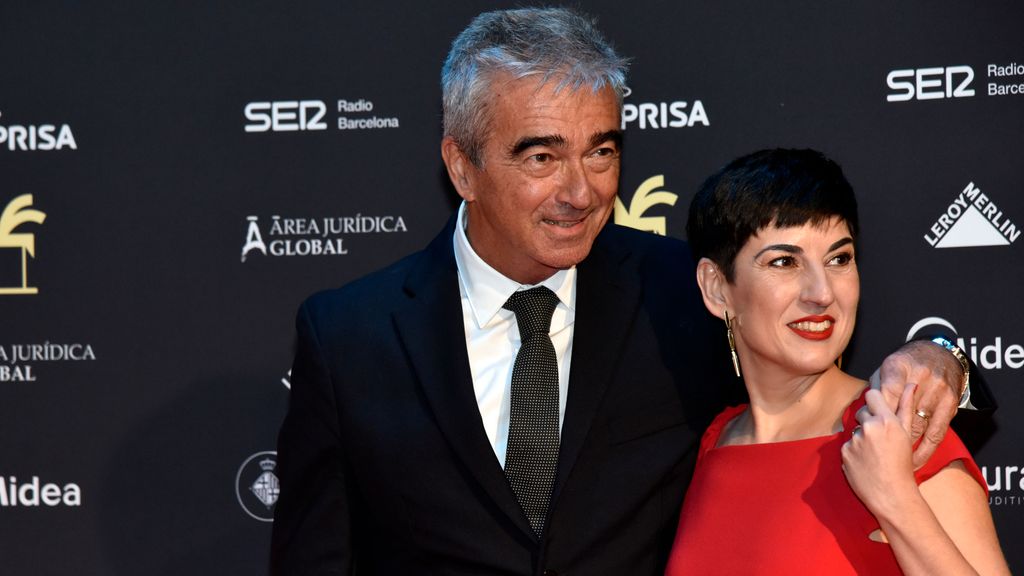 Carles Francino junto a su mujer, Gema Muñoz, en la gala de los Premios Ondas