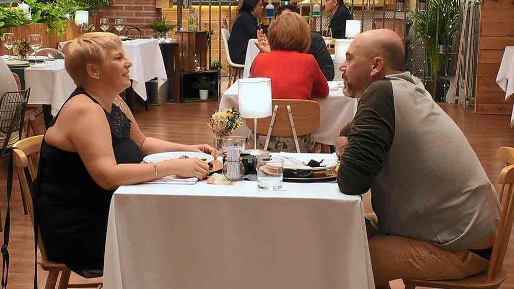 Tatiana y Francisco en 'First Dates'