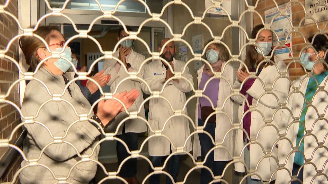 Encierro de médicos en centros de salud de Madrid
