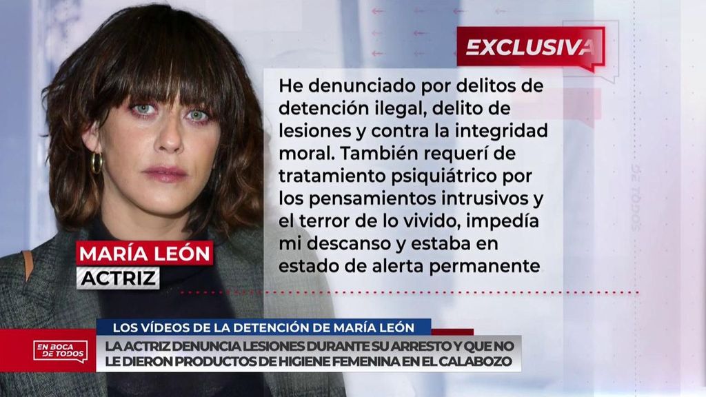 María León denuncia abuso policial