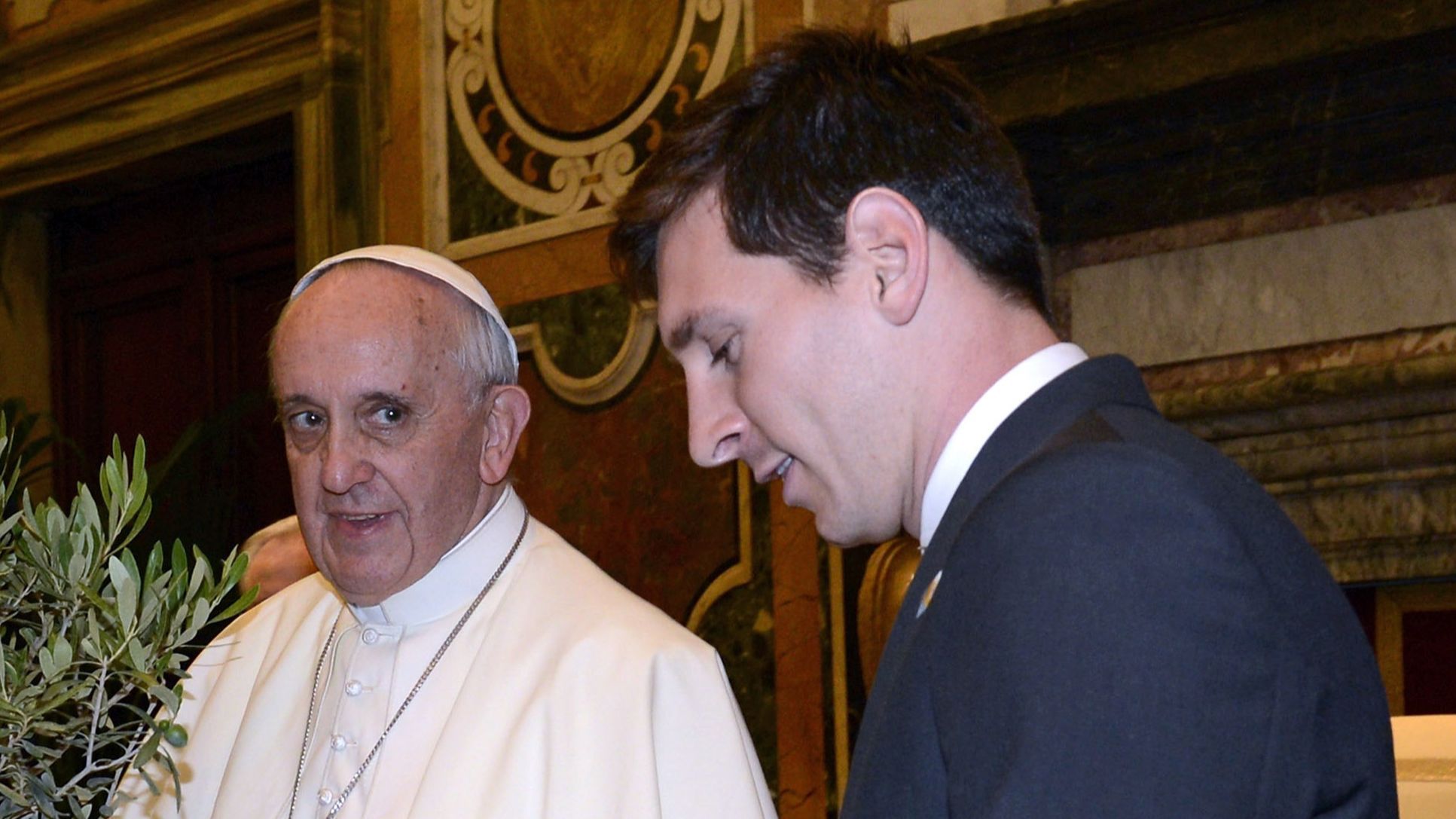Messi y el Papa