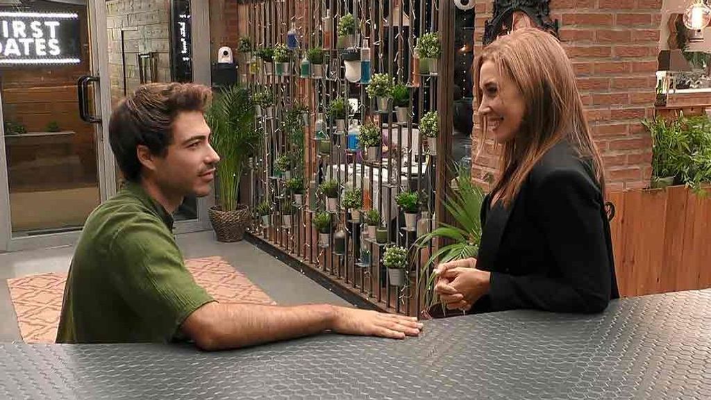 Paco durante su cita en 'First Dates'