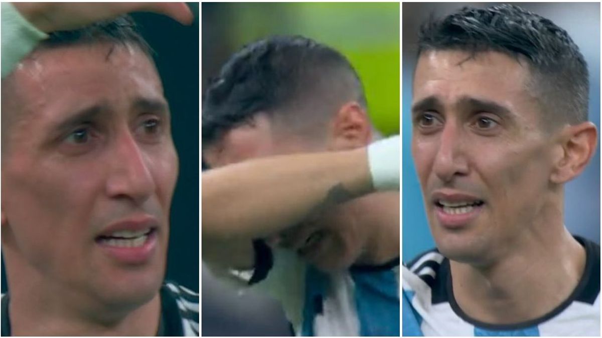 Di María rompe a llorar tras marcar a Francia: estuvo casi todo el Mundial lesionado