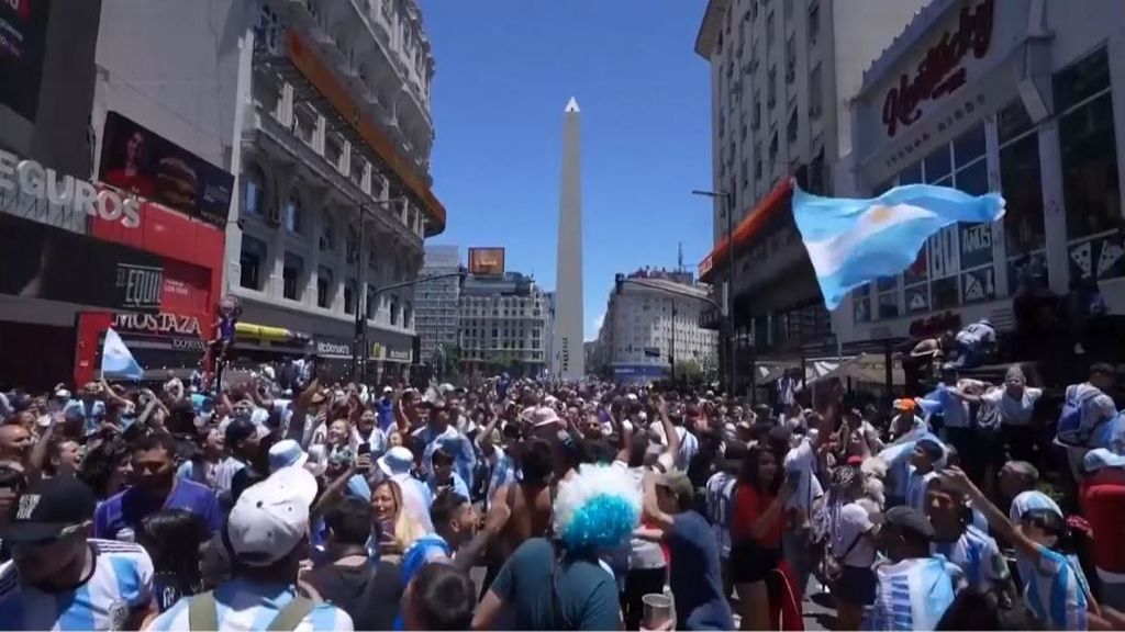Estadillo de júbilo en Argentina tras la conquista del Mundial de Qatar