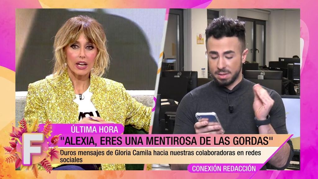 Gloria Camila estalla en redes