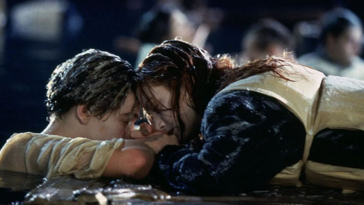 Rose y Jack en 'Titanic'
