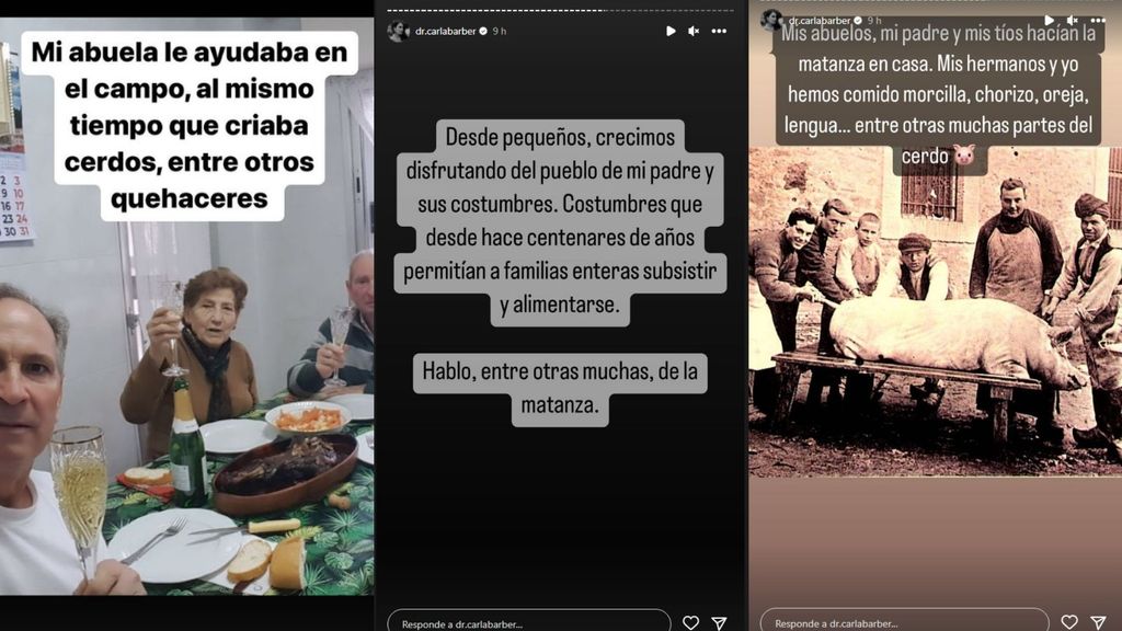 Carla barber se defiende de las críticas y habla de su infancia