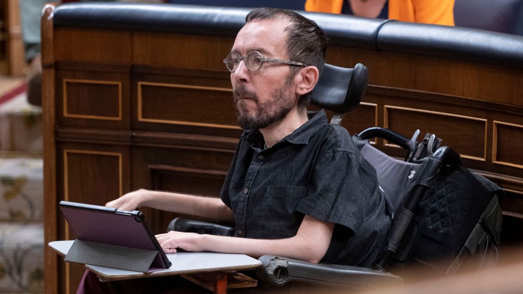 El portavoz de Unidas Podemos en el Congreso, Pablo Echenique