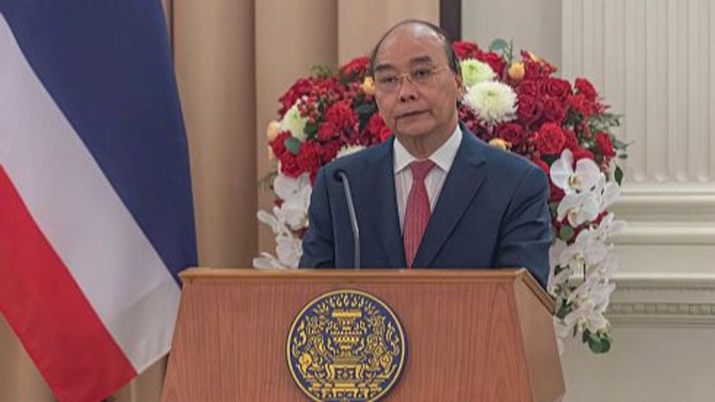 El presidente de Vietnam, Nguyen Xuan Phuc