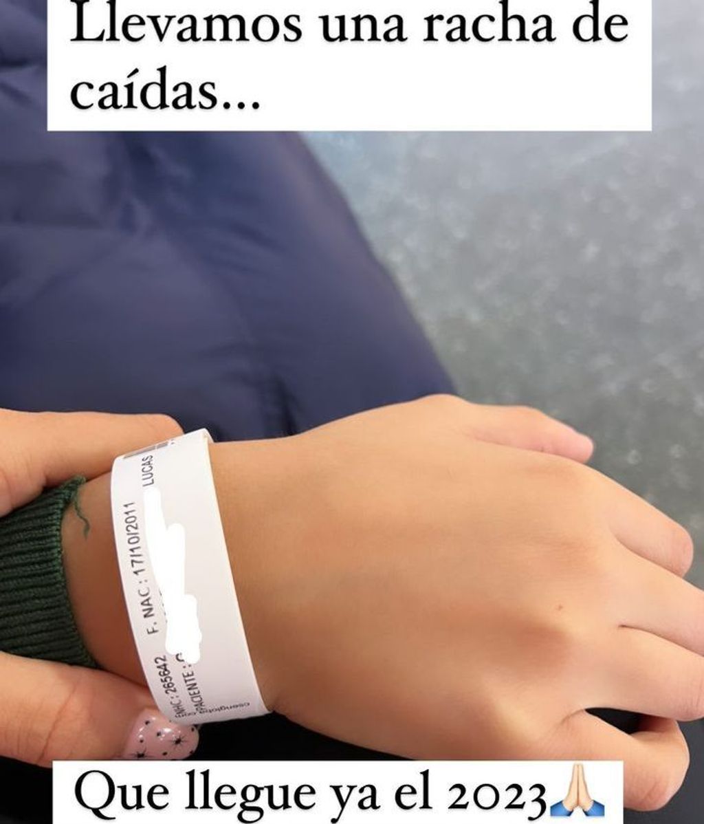 La foto del hijo de Alba Carrillo desde el hospital