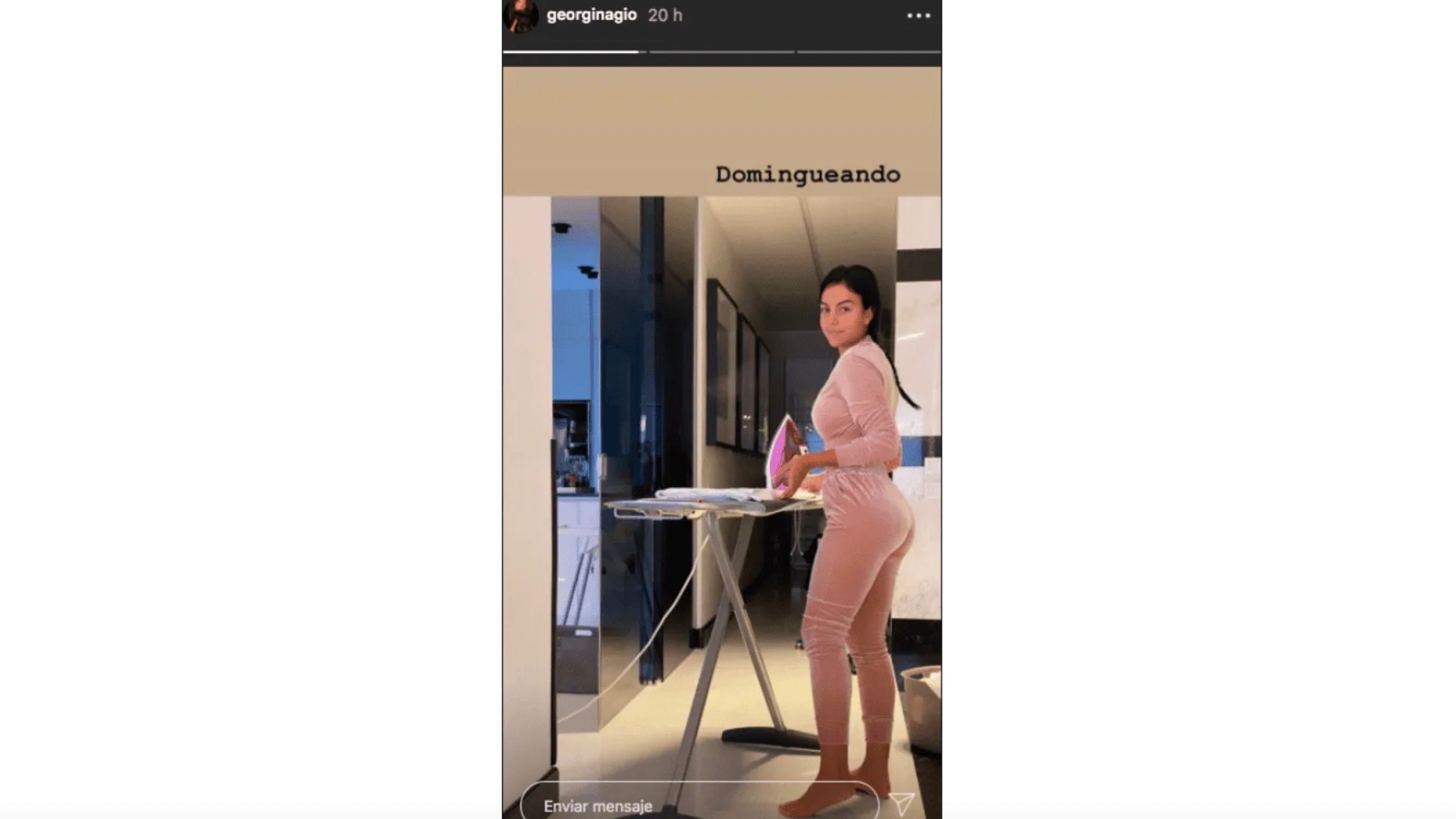 La foto de Georgina 'de domingo'.