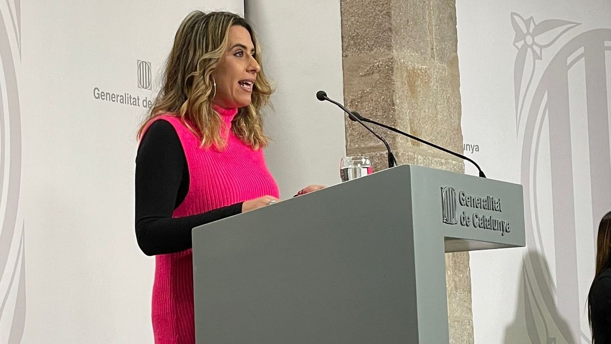 La portavoz del Govern, Patrícia Plaja, en la rueda de prensa posterior al Consell Executiu La portavoz del Govern, Patrícia Plaja, en la rueda de prensa posterior al Consell Executiu