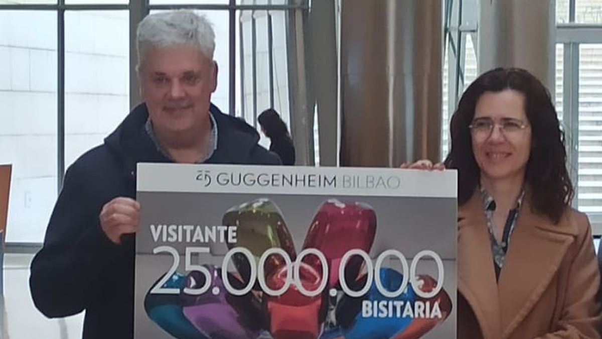 Visitantes 25 millones del Museo Guggenheim Bilbao Visitantes 25 millones del Museo Guggenheim Bilbao