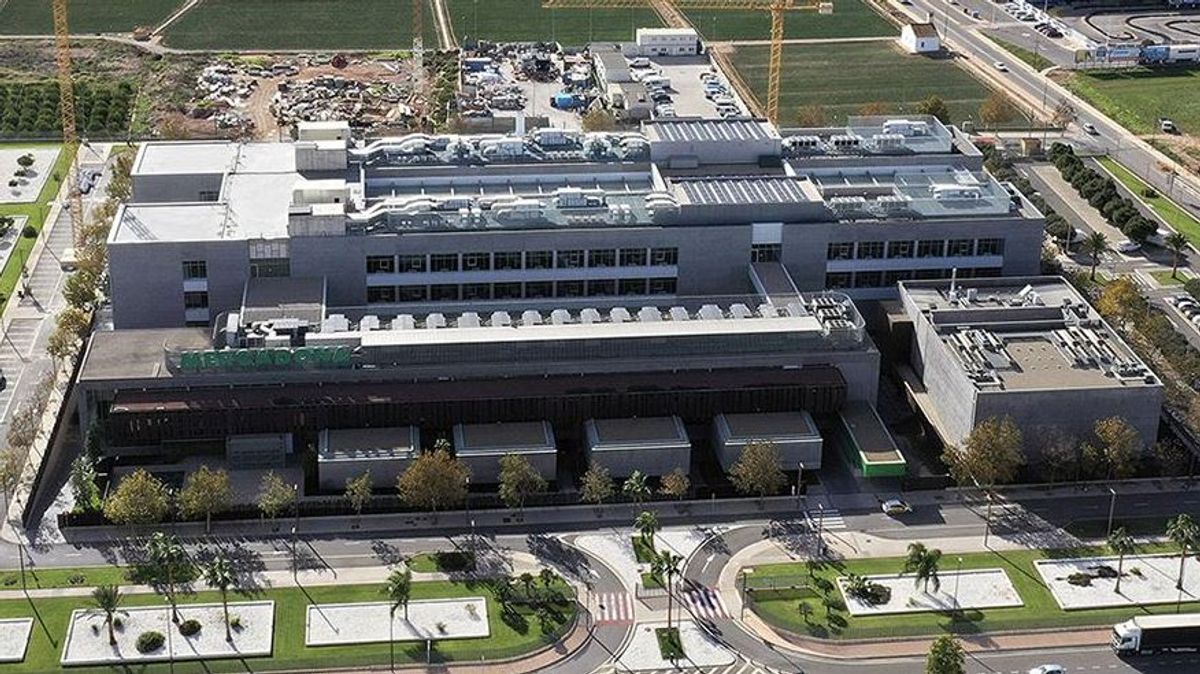 Vista aérea de las nuevas oficinas de Mercadona