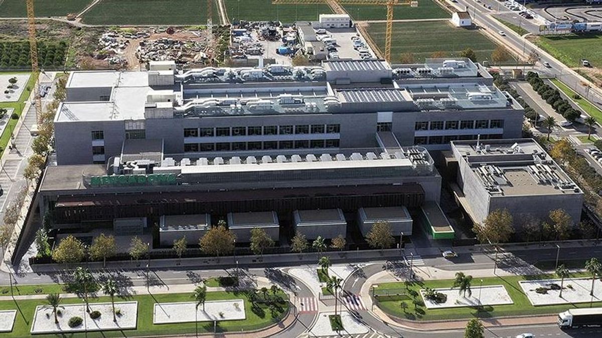 Vista aérea de las nuevas oficinas de Mercadona Vista aérea de las nuevas oficinas de Mercadona