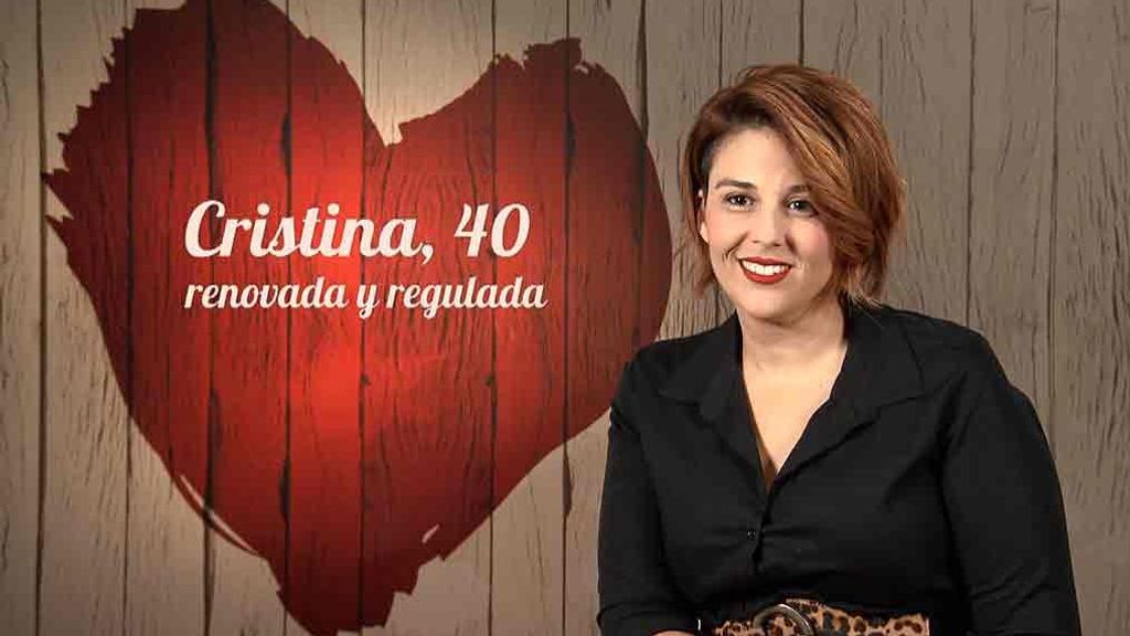 Cristina durante su cita en 'First Dates'