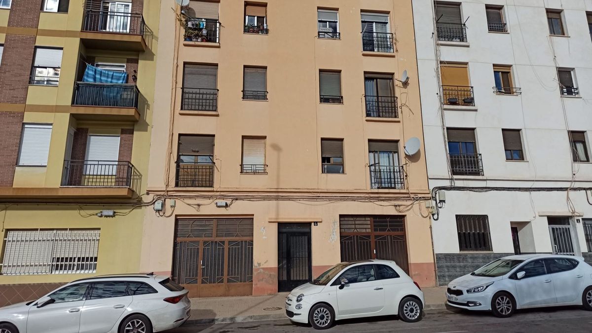 Edificio donde la mujer estaba retenida en Onda