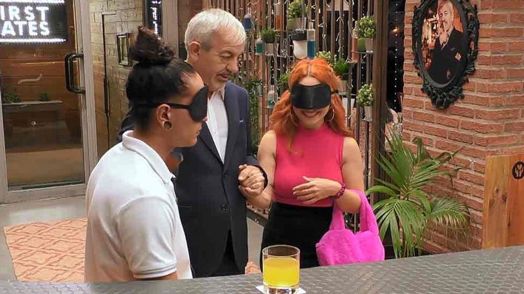 Lorena y Marcelo durante su cita en 'First Dates'