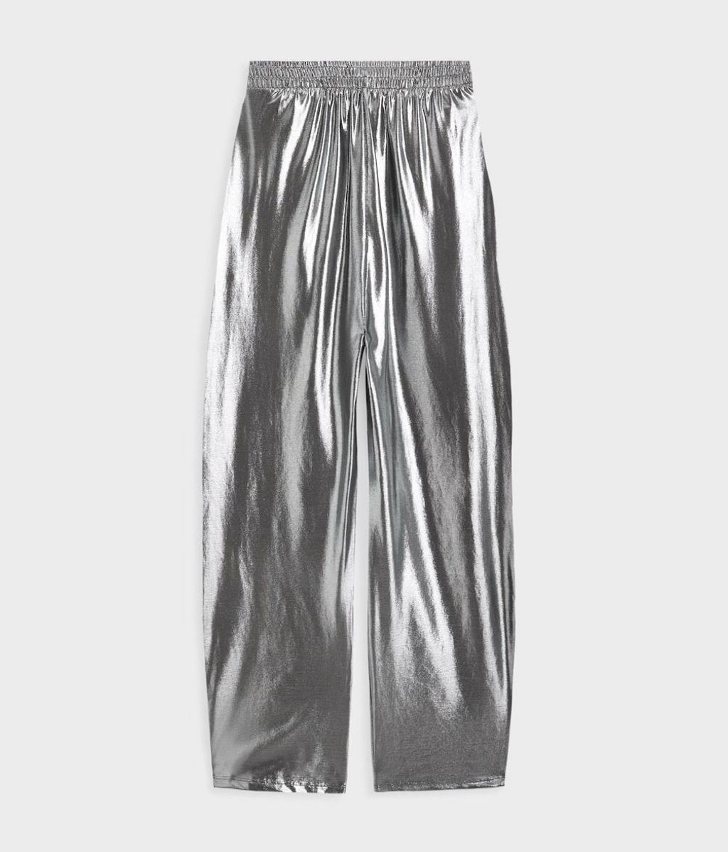 Pantalones metalizados de Oysho