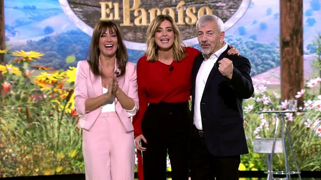 Sandra Barneda, Nagore Robles y Carlos Sobera anuncian la nueva temporada juntos en plató