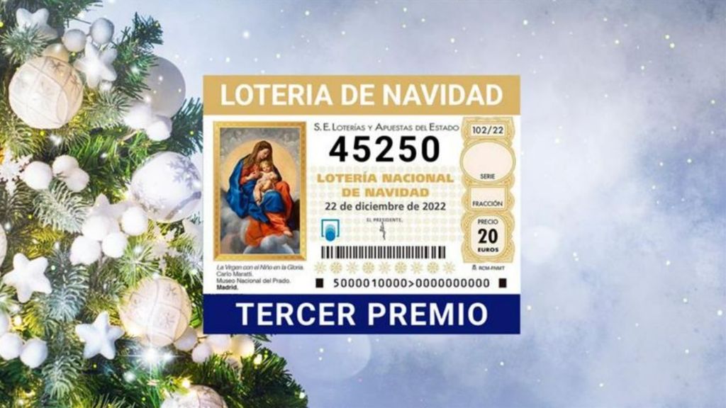 El 45.250, tercer premio del Sorteo de Navidad 2022, dotado con 500.000 euros la serie