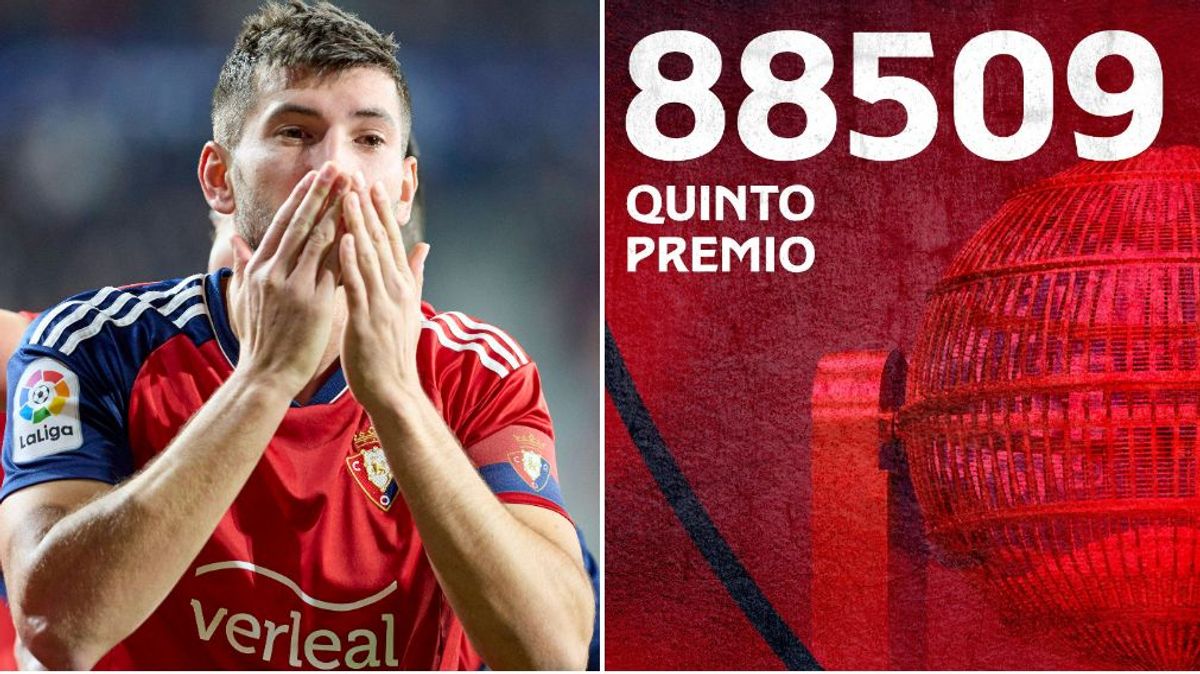 Osasuna reparte el quinto premio de la Lotería de Navidad: el número 88.509 se vendió en su web