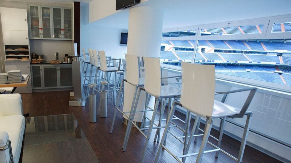 Palco VIP en el Santiago Bernabéu