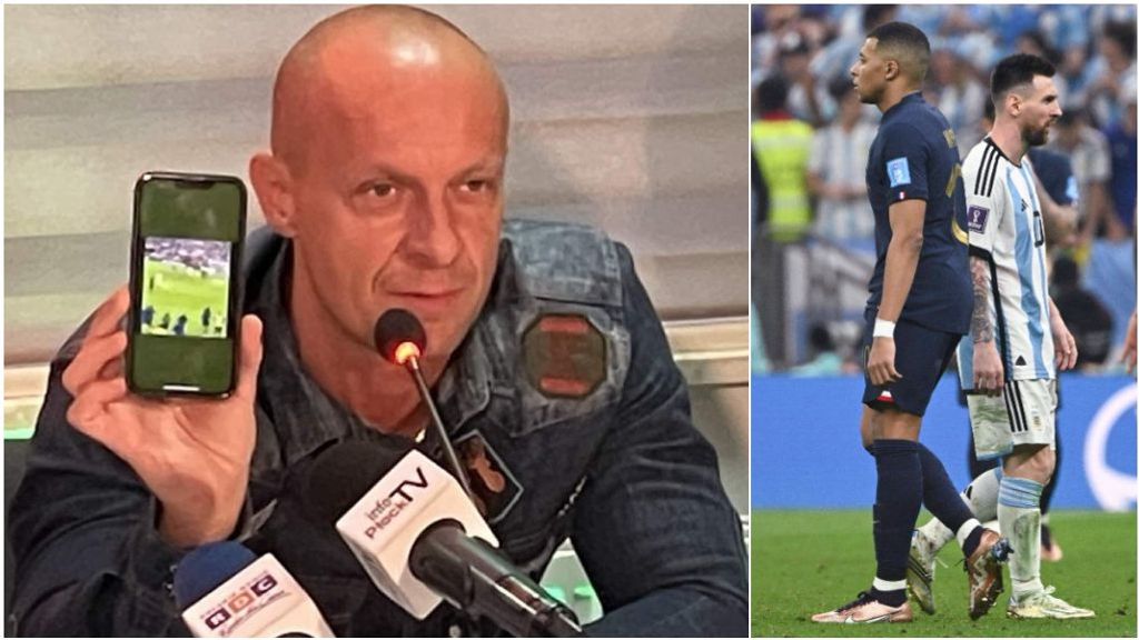 El árbitro de la final del Mundial se defiende: "Hay siete franceses cuando Mbappé marca gol"