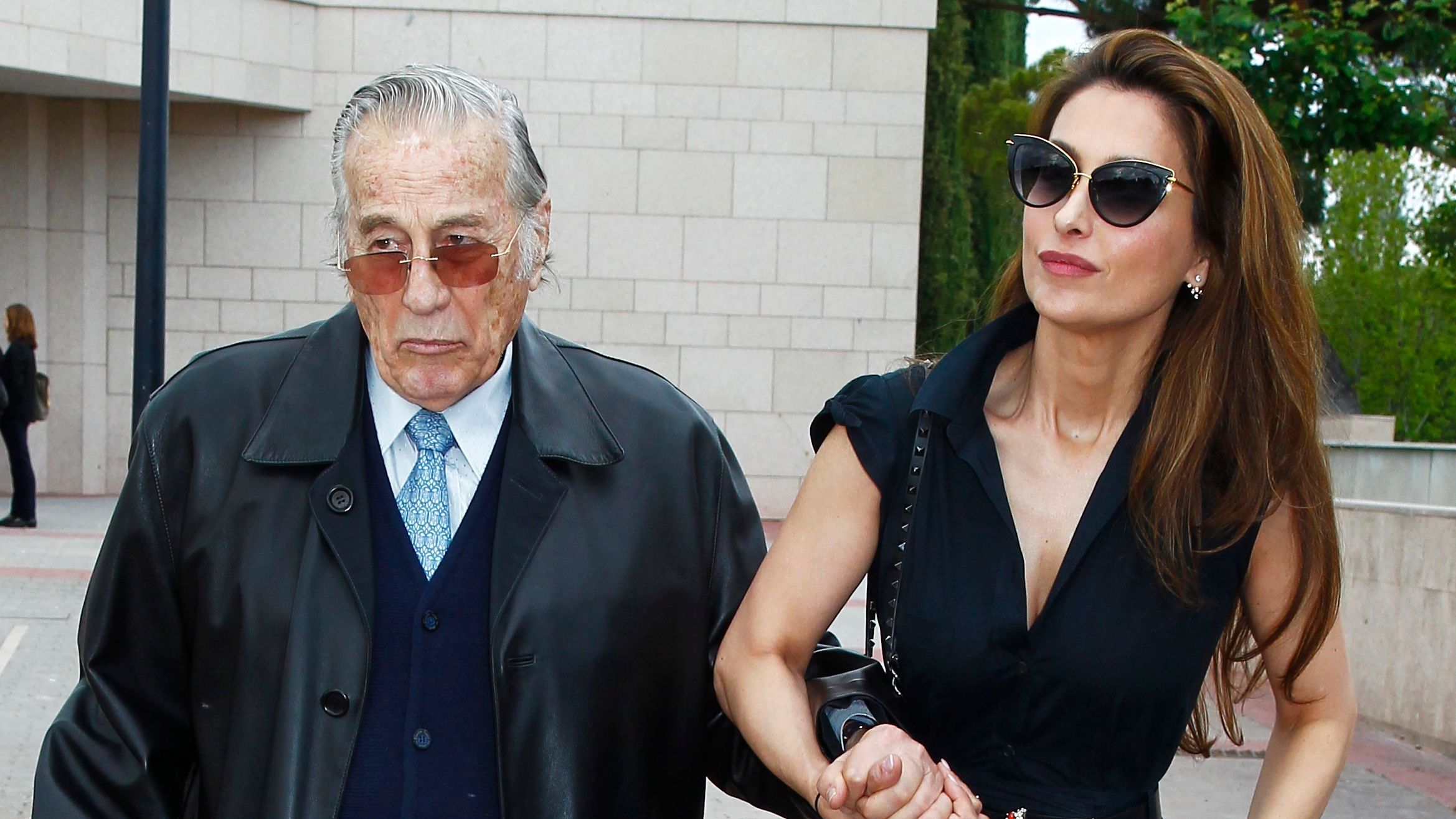 Paloma Cuevas y su padre