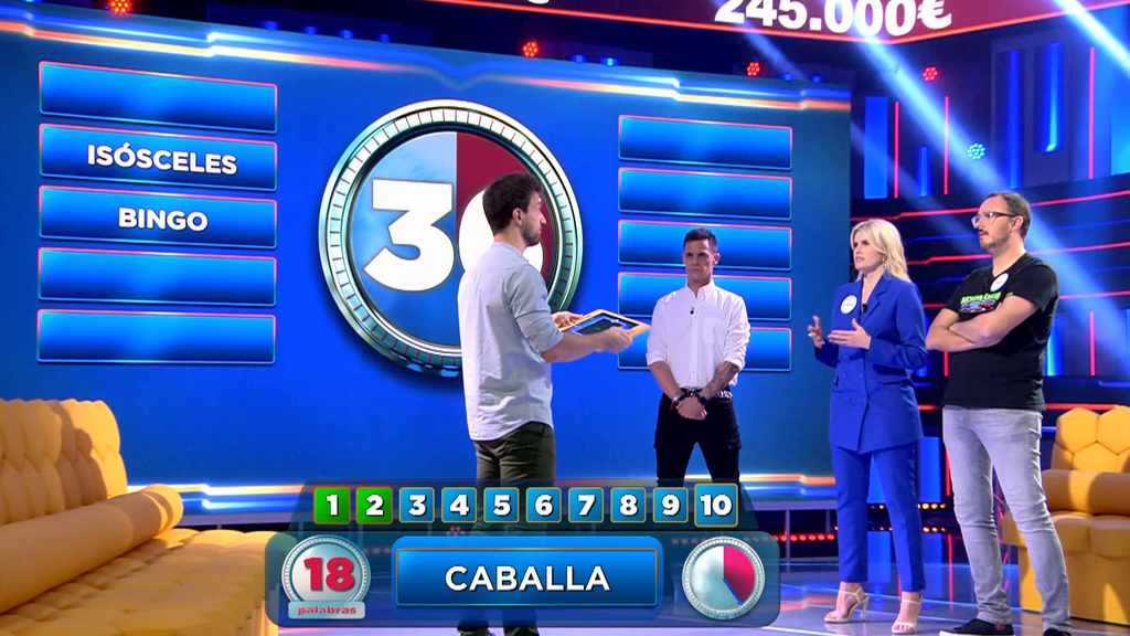 Omar hace pleno de programas y ya acumula 5.000 euros en ’25 palabras’