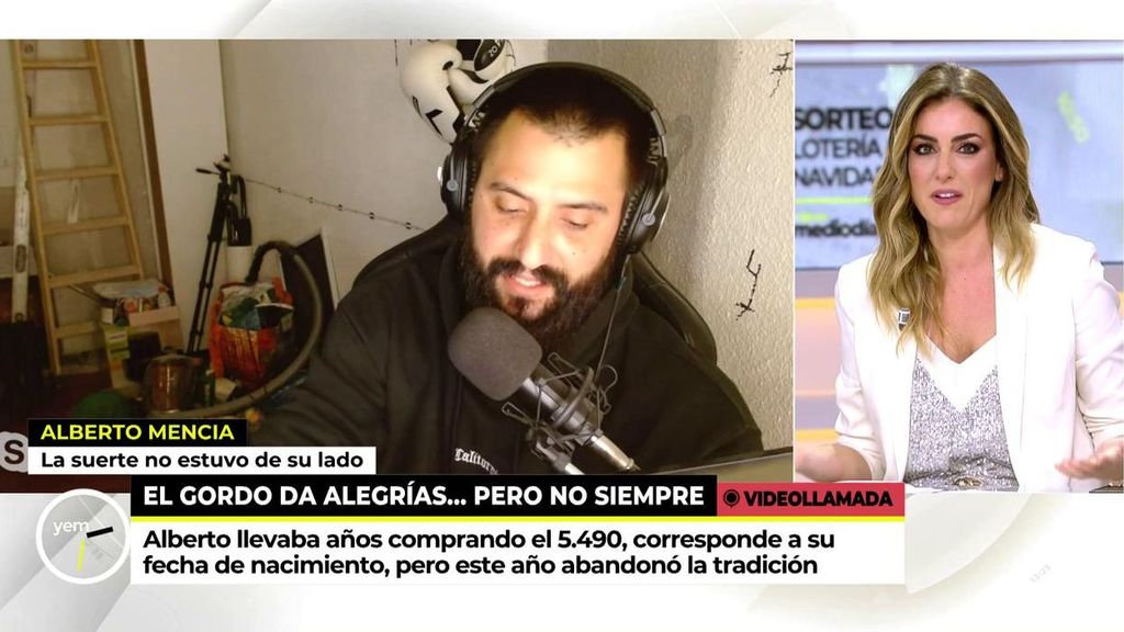 Se queda sin El Gordo: "Siempre compraba ese número, este año no"