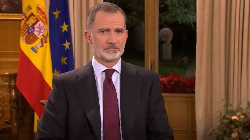 El rey Felipe VI analiza la división institucional de los últimos meses en España en su discurso de Navidad