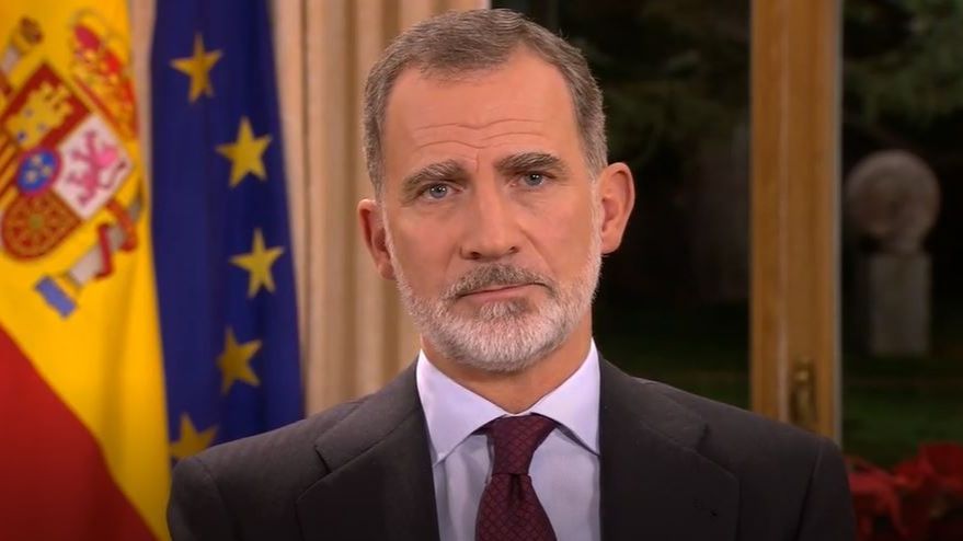 El rey Felipe VI en el discurso de Navidad