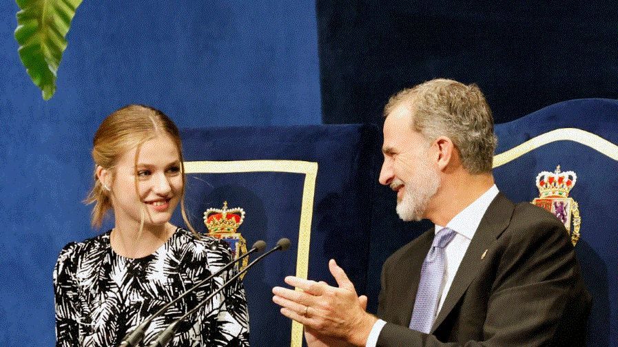 El Rey y la Princesa de Asturias, en los premios Princesa de Asturias 2022