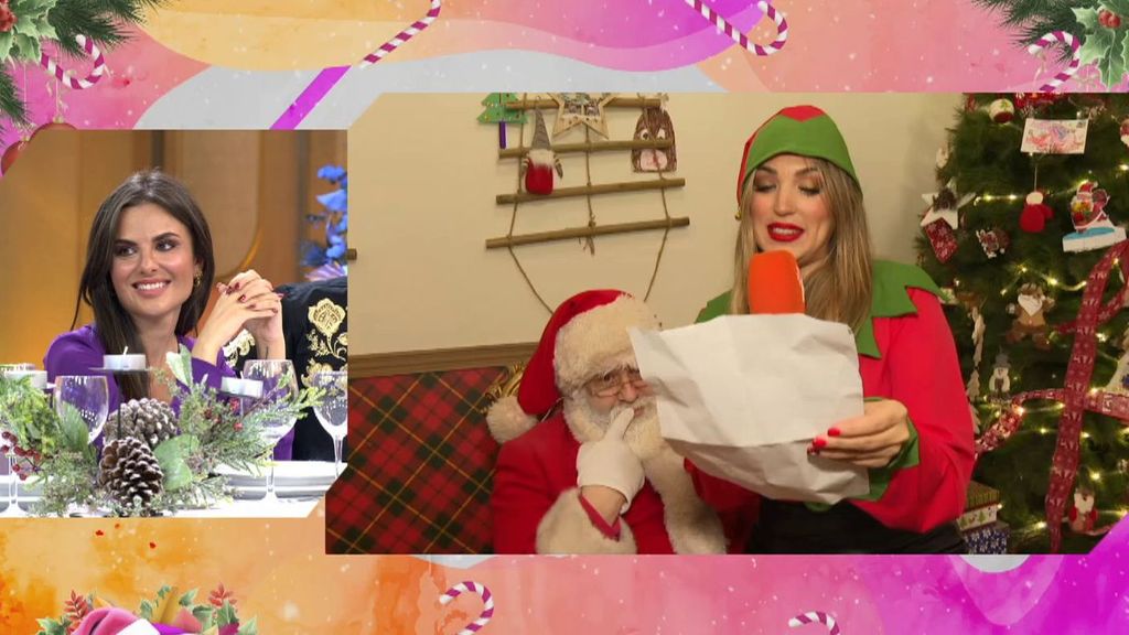 Marta Riesco pide regalos a Papá Noel para los colaboradores de ‘Fiesta’