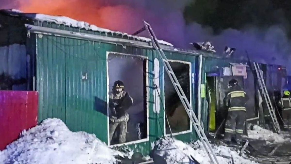 Residencia de ancianos incendiada en Rusia Residencia de ancianos incendiada en Rusia