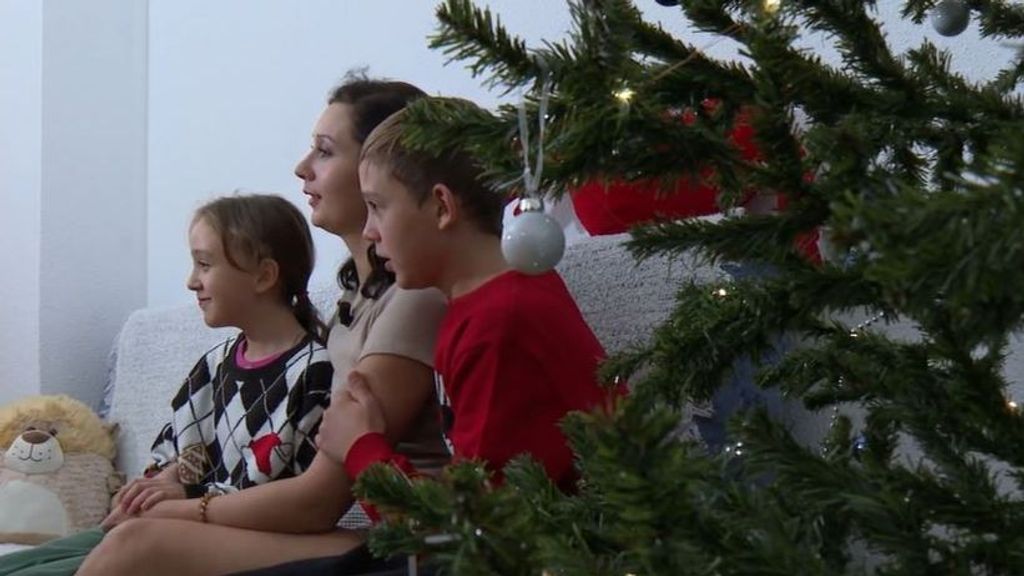 Los refugiados ucranianos intentan celebrar la Navidad en España dejando a un lado la tristeza: "Es muy difícil"