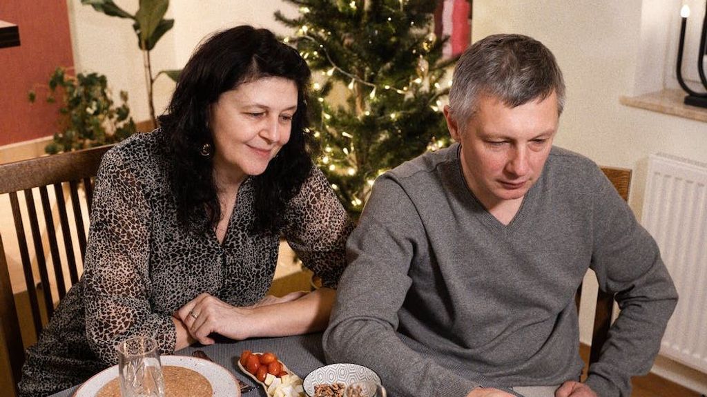 Presentar pareja en Navidad